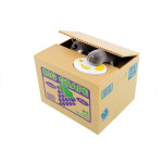 Pokladnička mačiatko v škatuľke banány